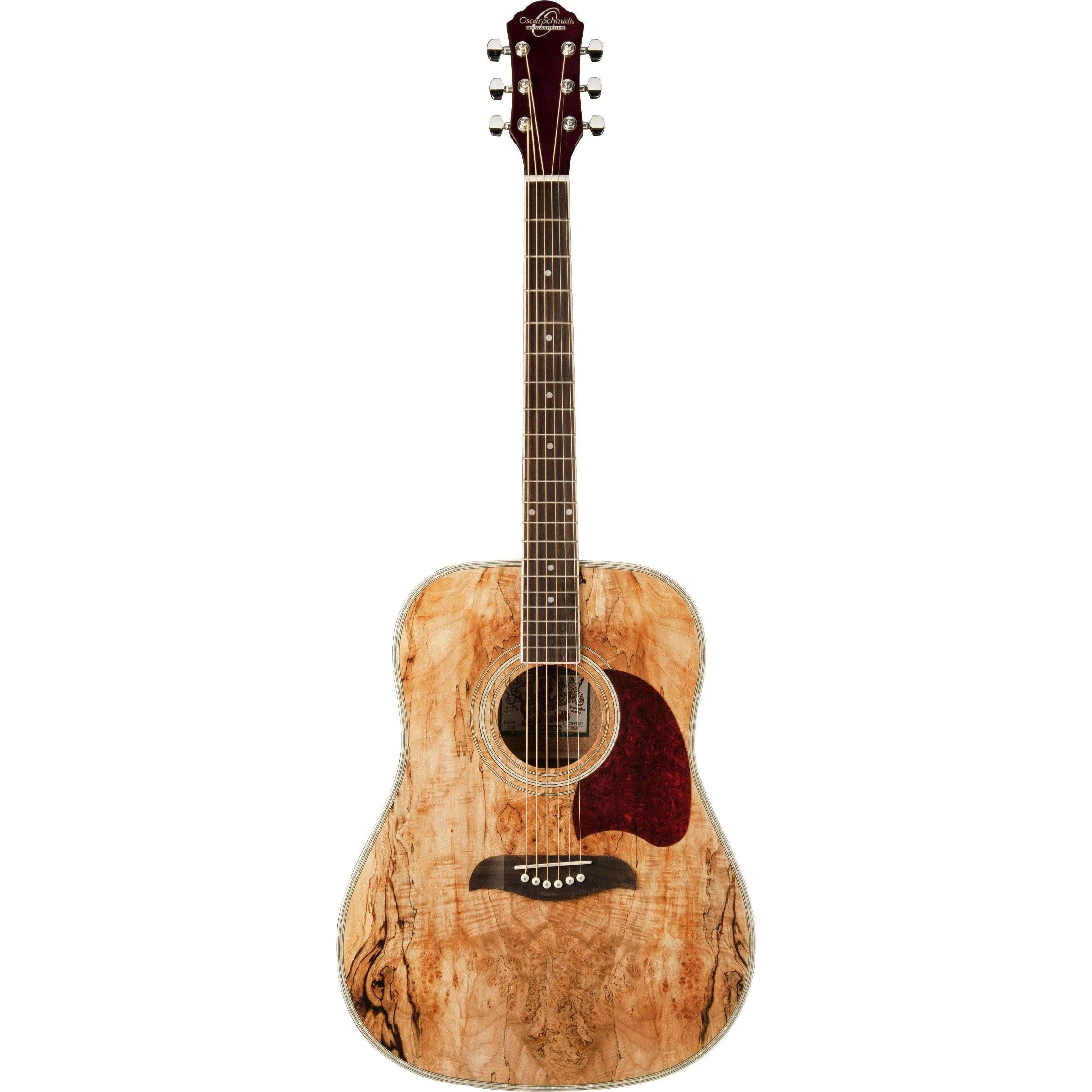 Oscar Schmidt OG2SM Acoustic Guitar - Spalted Maple (Discontinued) - MusicMajlis
