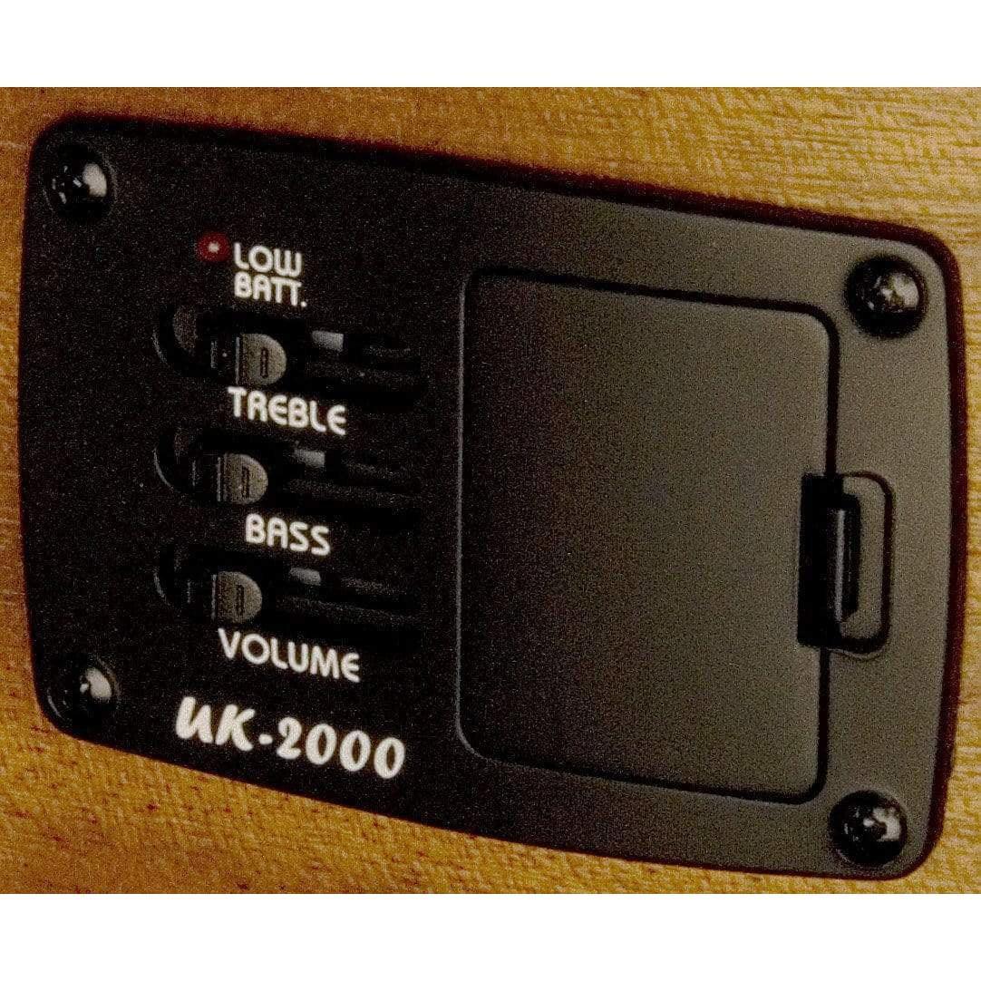 Oscar Schmidt OU2E Acoustic-Electric Concert Ukulele - Natural Satin - MusicMajlis