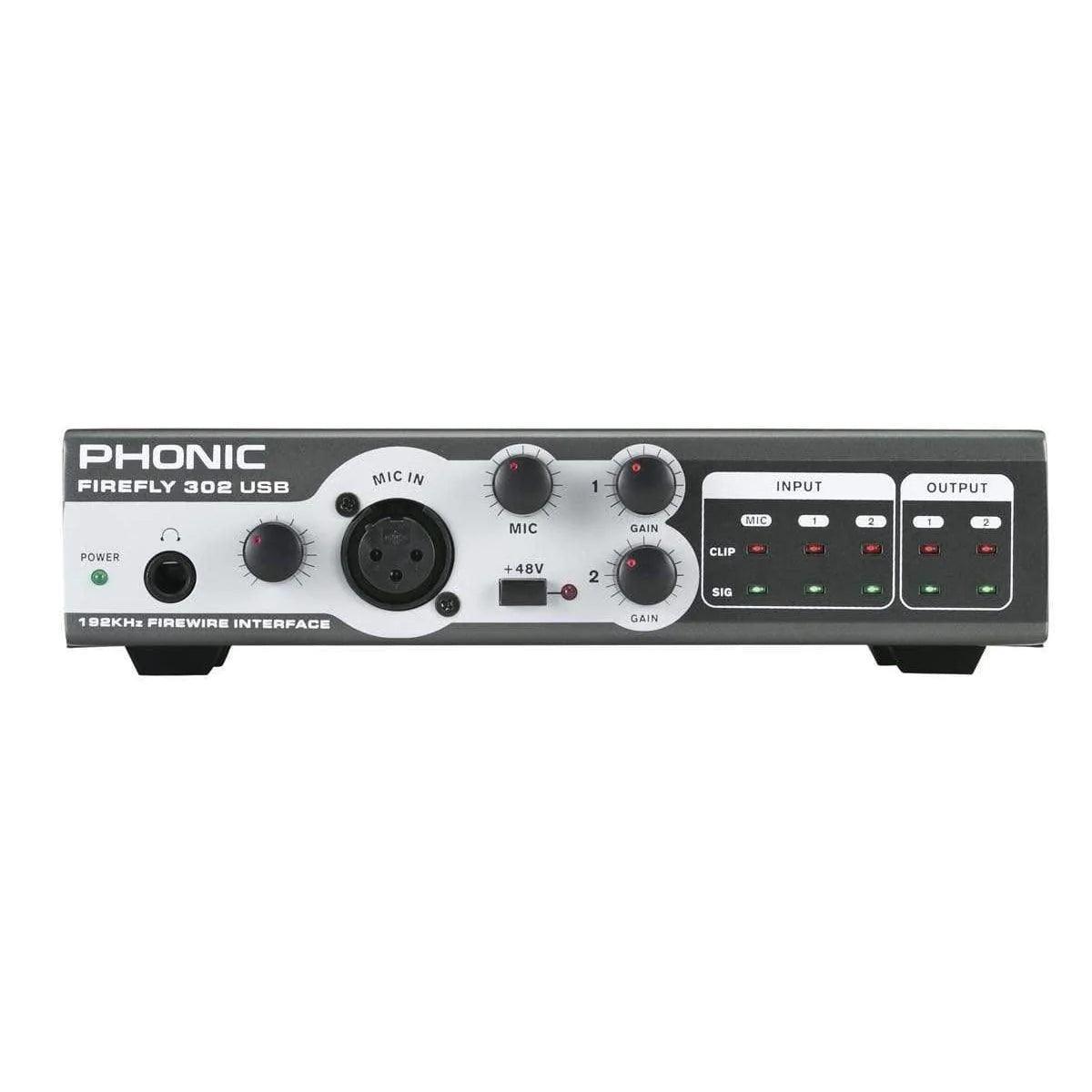 Phonic FIREFLY 302 USB Interface - MusicMajlis