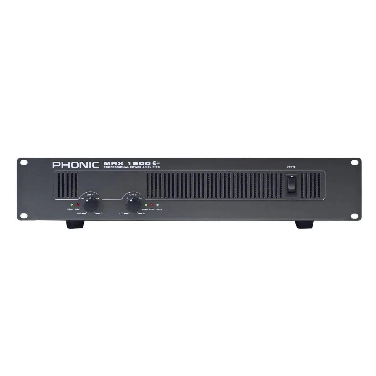 Phonic MAX 1500 Plus 900W Power Amplifier - MusicMajlis