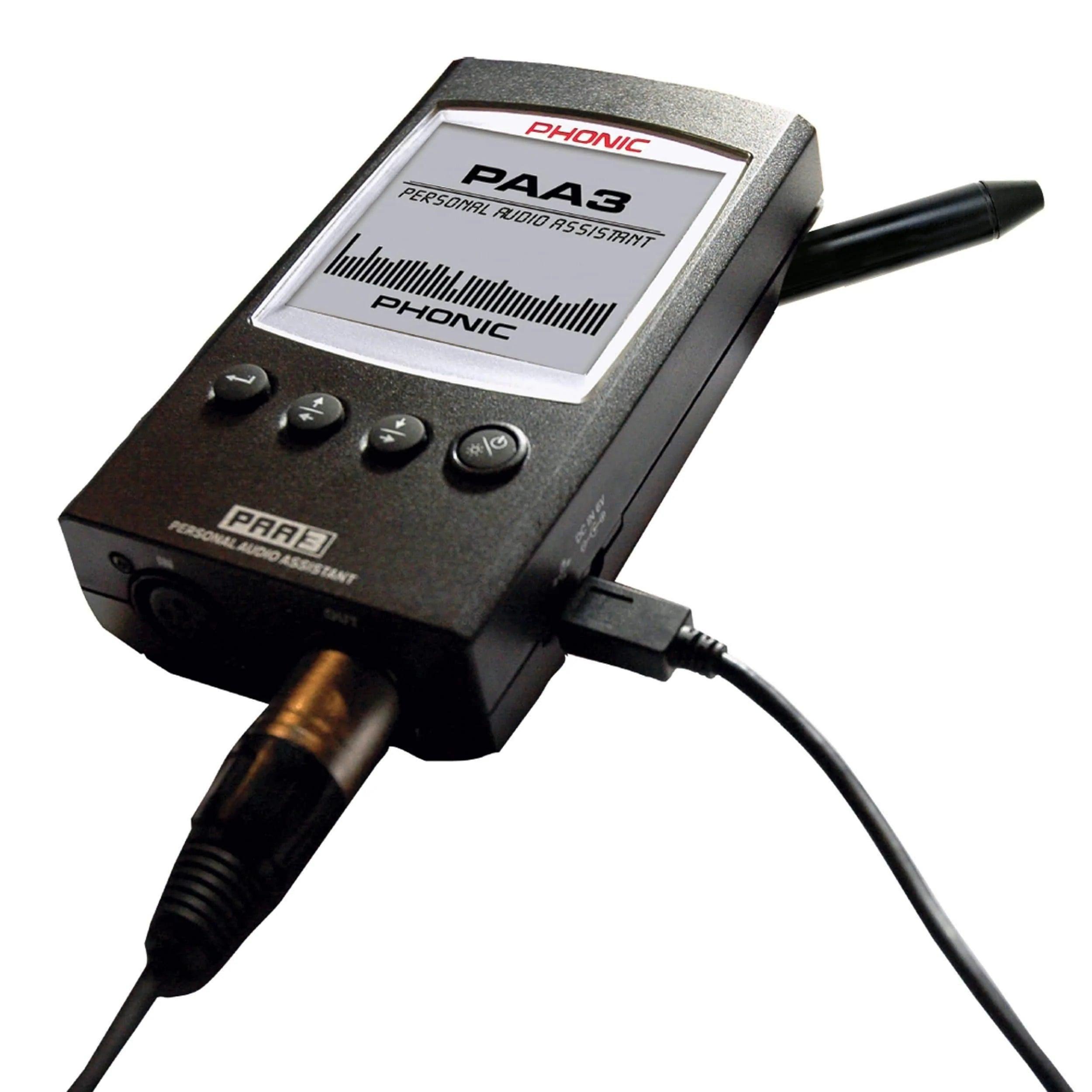 Phonic PAA3 Handheld Audio Analyzer with USB Interface - MusicMajlis