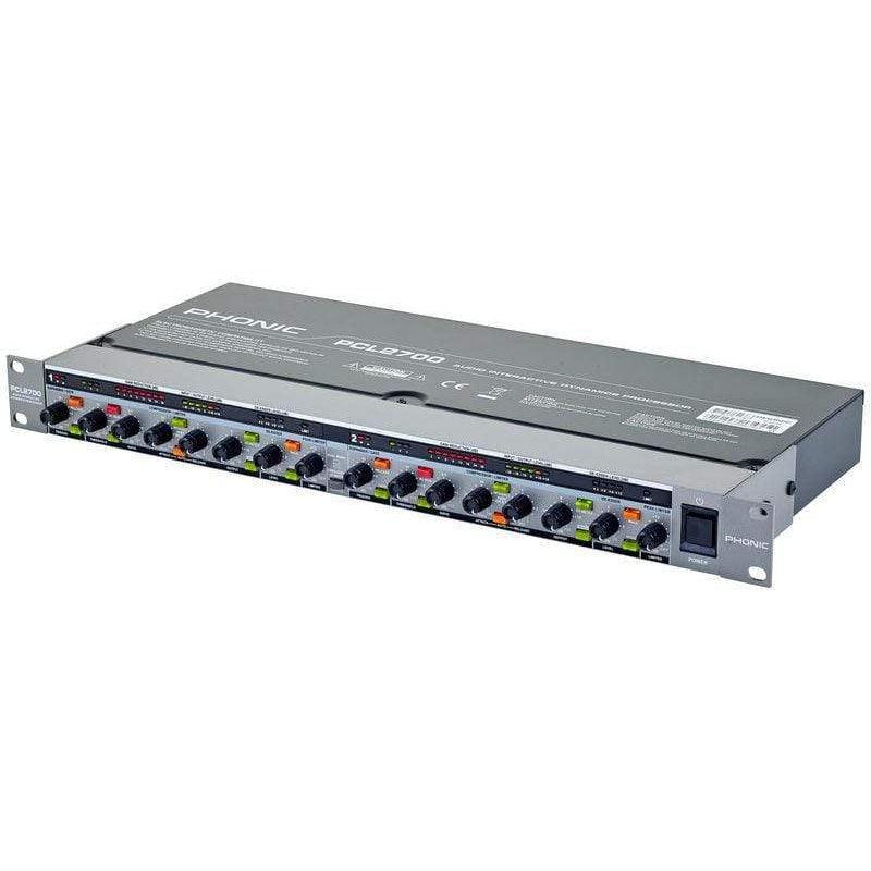 Phonic PCL2700 2-channel Dynamic Processor with Expander, Gate, Compressor, Limiter - MusicMajlis