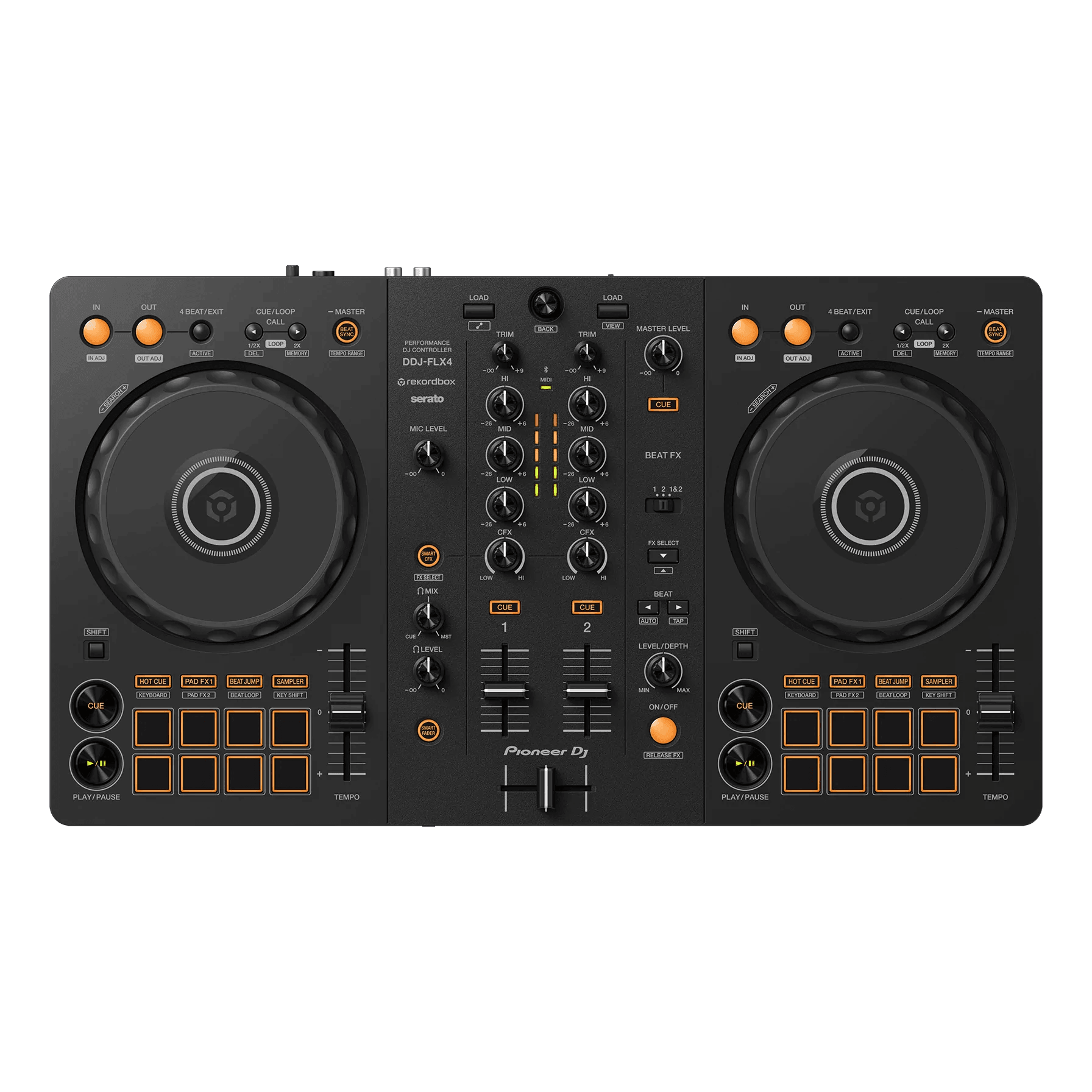 Pioneer DDJ-FLX4 2-Channel DJ Controller For Multiple DJ Applications (Black) - MusicMajlis