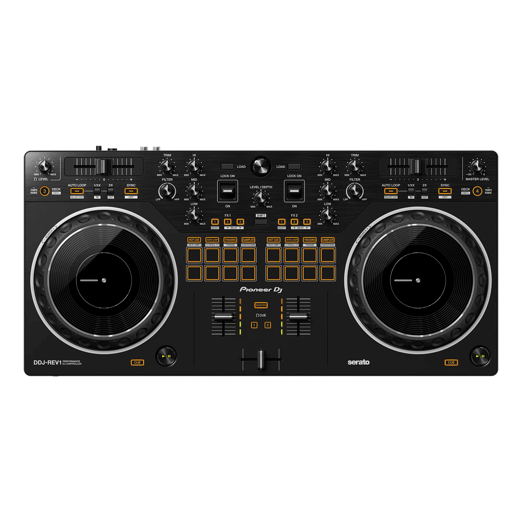 Pioneer DJ DDJ-REV1 Scratch-style 2-channel DJ controller for Serato DJ Lite - MusicMajlis