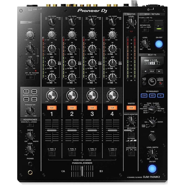 Pioneer DJ DJM-750MK2 4-channel DJ Mixer - MusicMajlis