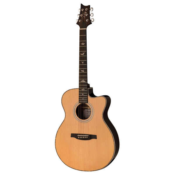 PRS SE Angelus A50E BG Acoustic-Electric Guitar, Natural Top With Black Gold Burst Back, PRS Hardshell Case Included - MusicMajlis