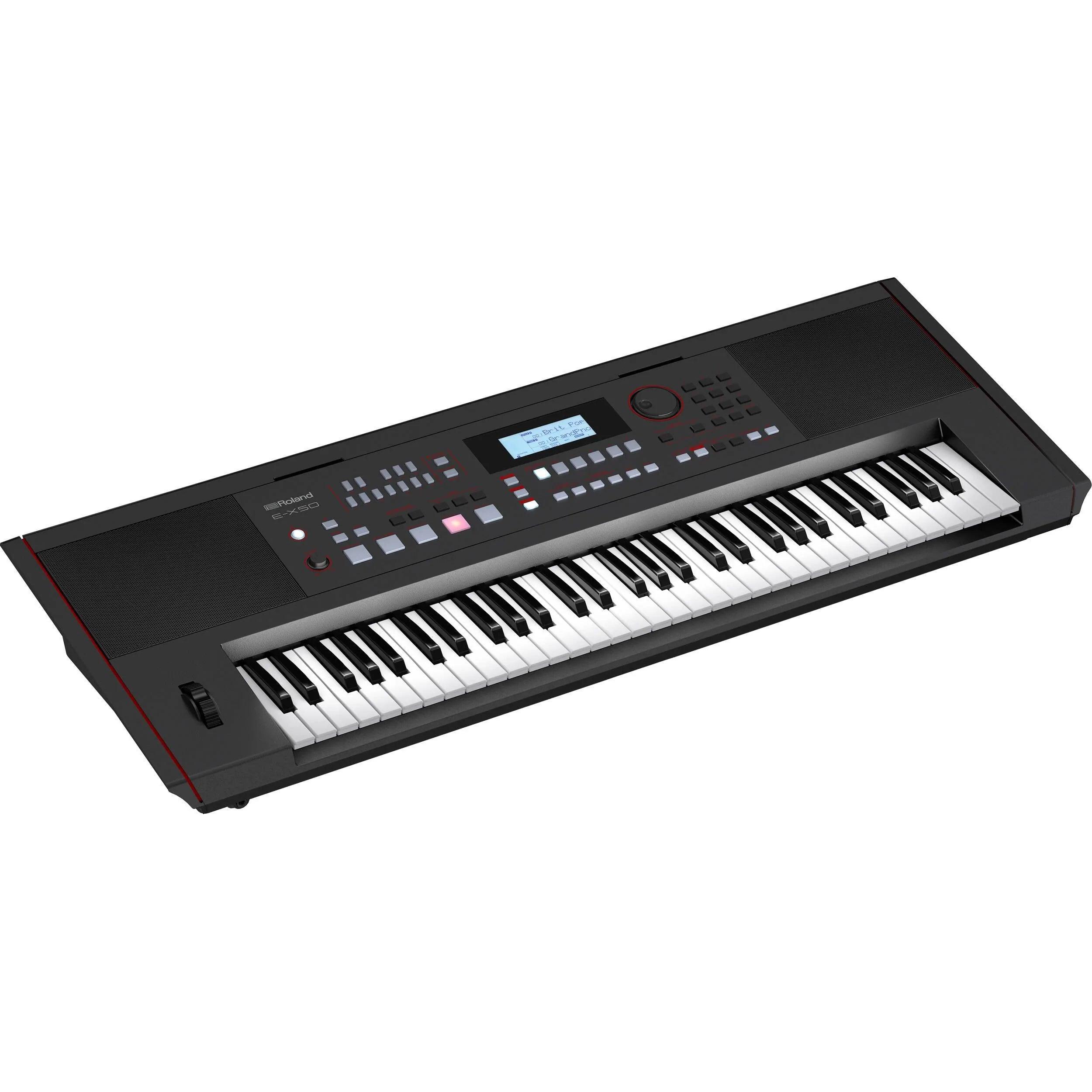 Roland E-X50 61-Key Portable Arranger Keyboard Free KS06 Stand - MusicMajlis