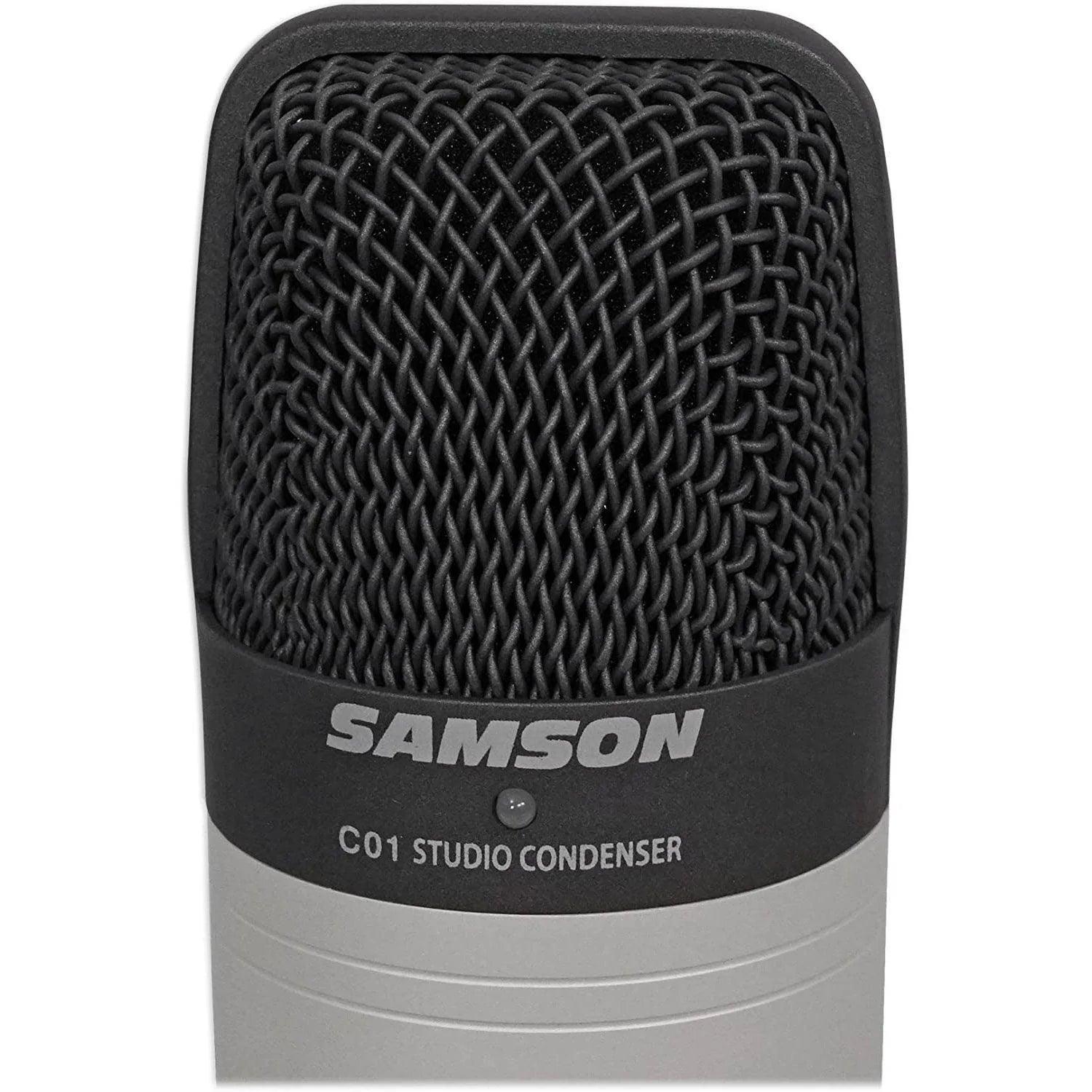 Samson C-01 Large-Diaphragm Cardioid Condenser Microphone - MusicMajlis