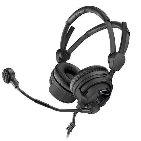 Sennheiser HMD 26-II-600-X3K1 Broadcast Headset with 600 Ohm, Dynamic Microphone & Modular Cable XLR and 1/4" Jack - MusicMajlis