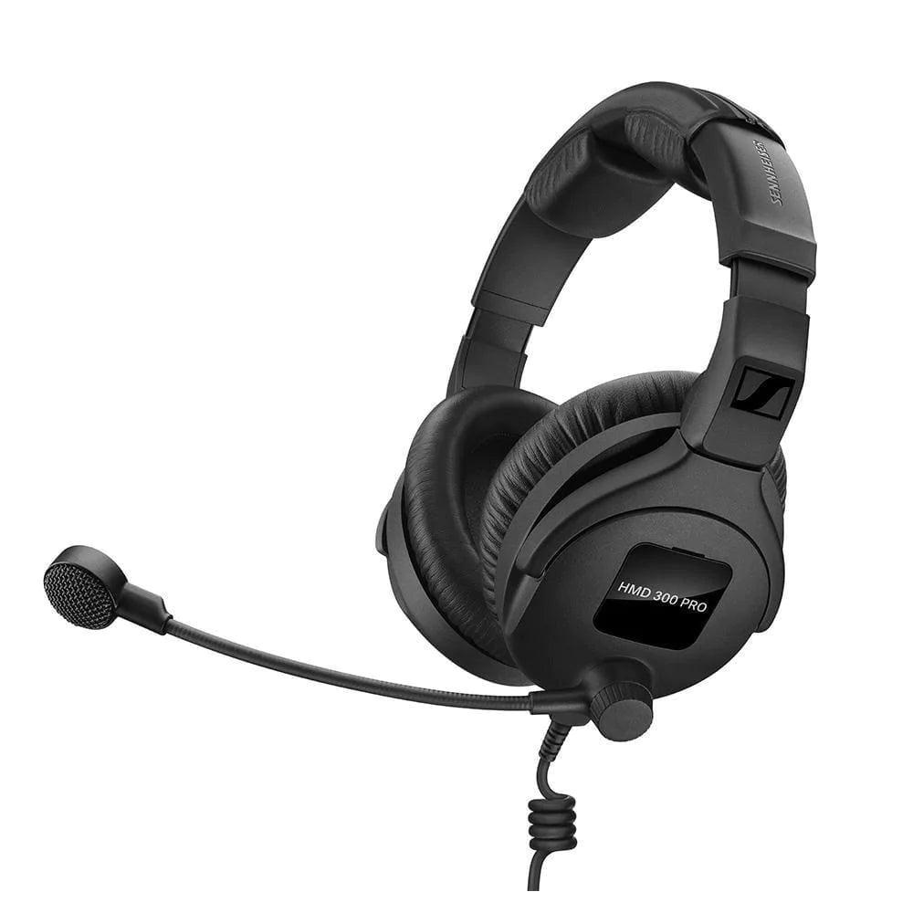 Sennheiser HMD 300-XQ-2 Broadcast Headset with 64 Ohm, Dynamic Microphone & Cable with XLR and 1/4" Jacks - MusicMajlis