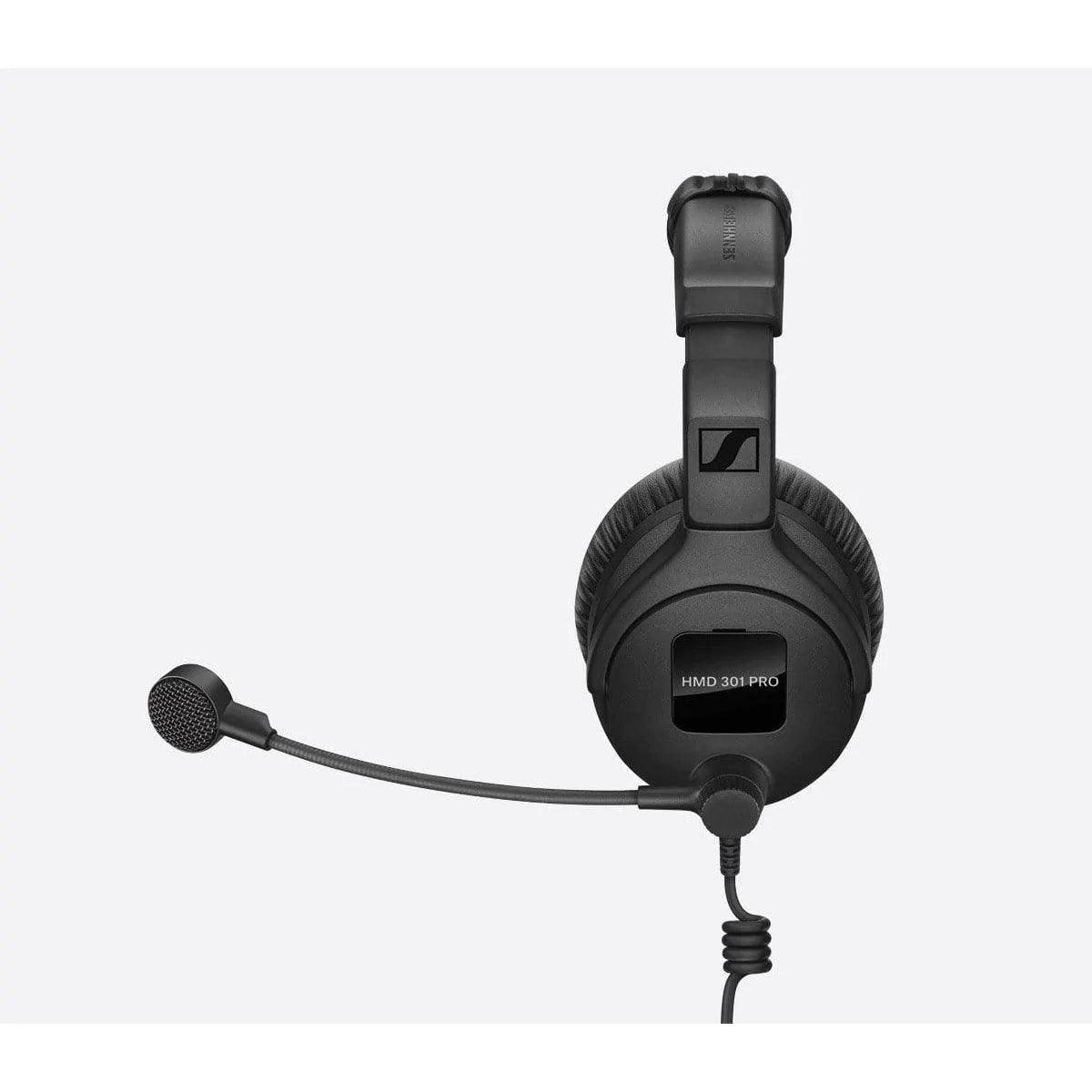 Sennheiser HMD 301 Pro Single-Sided Broadcast Headset with 64 Ohm, Dynamic Microphone (Cable Sold Separately) - MusicMajlis