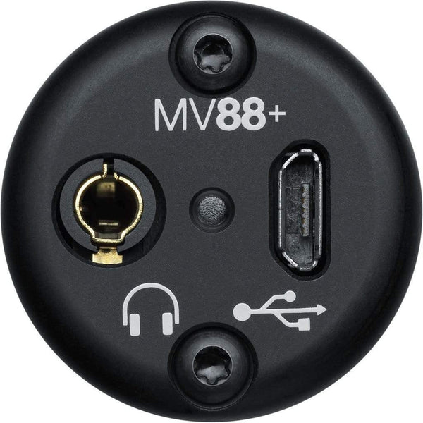 Shure MOTIV MV88+ Video Kit - Digital Stereo Condenser Microphone and Accessories for Smartphones (iOS, Android) - MusicMajlis