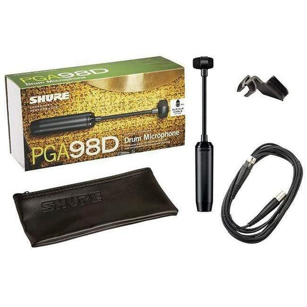 Shure PGA98D-XLR - Cardioid Condenser Drum Microphone - MusicMajlis