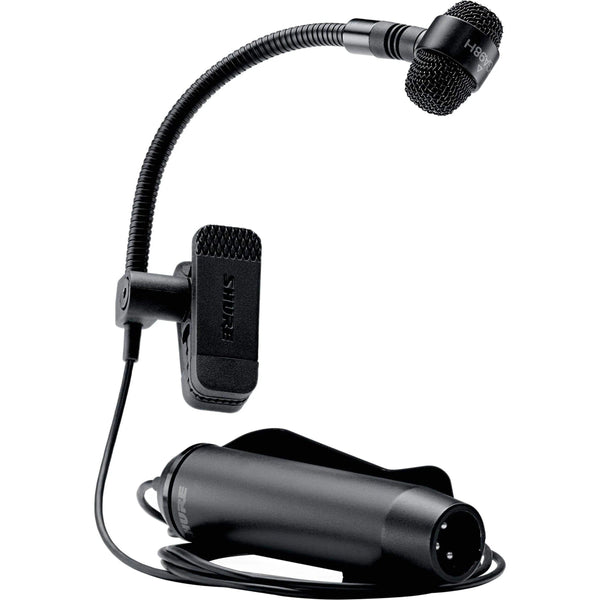 Shure PGA98H-XLR Clip-on Condenser Microphone - MusicMajlis