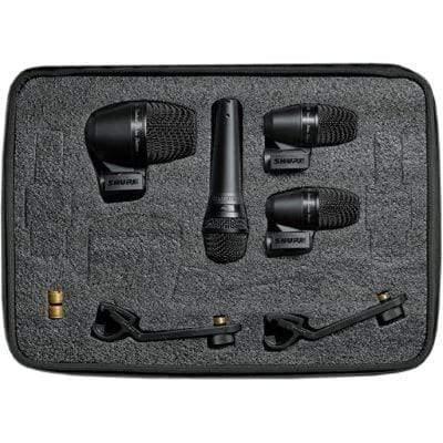 Shure PGADRUMKIT4 Instrument Microphone Kit, 4 Piece - MusicMajlis