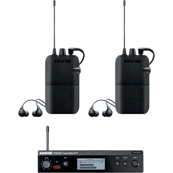 Shure PSM300 Twin-Pack Wireless In-Ear Monitor System Kit - MusicMajlis