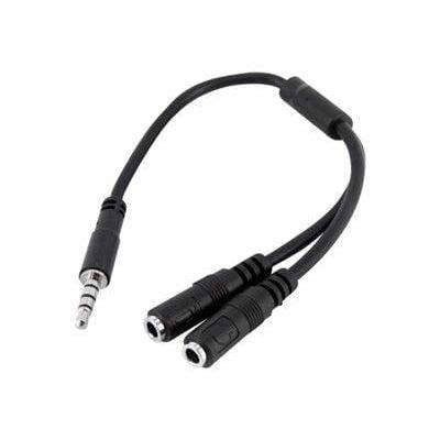 Split Headset Adapter for Headsets with Separate Headphone and Microphone Plug - MusicMajlis