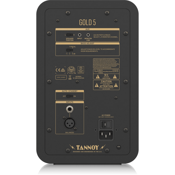 Tannoy GOLD 5 5'' Powered Studio Monitor - MusicMajlis