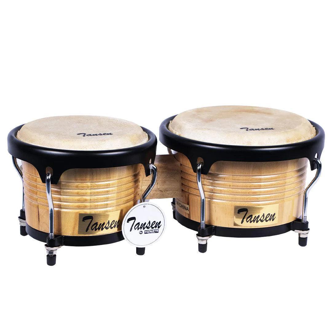 Tansen Bongo Natural Colour Ripple Stamped Rim Casting - MusicMajlis