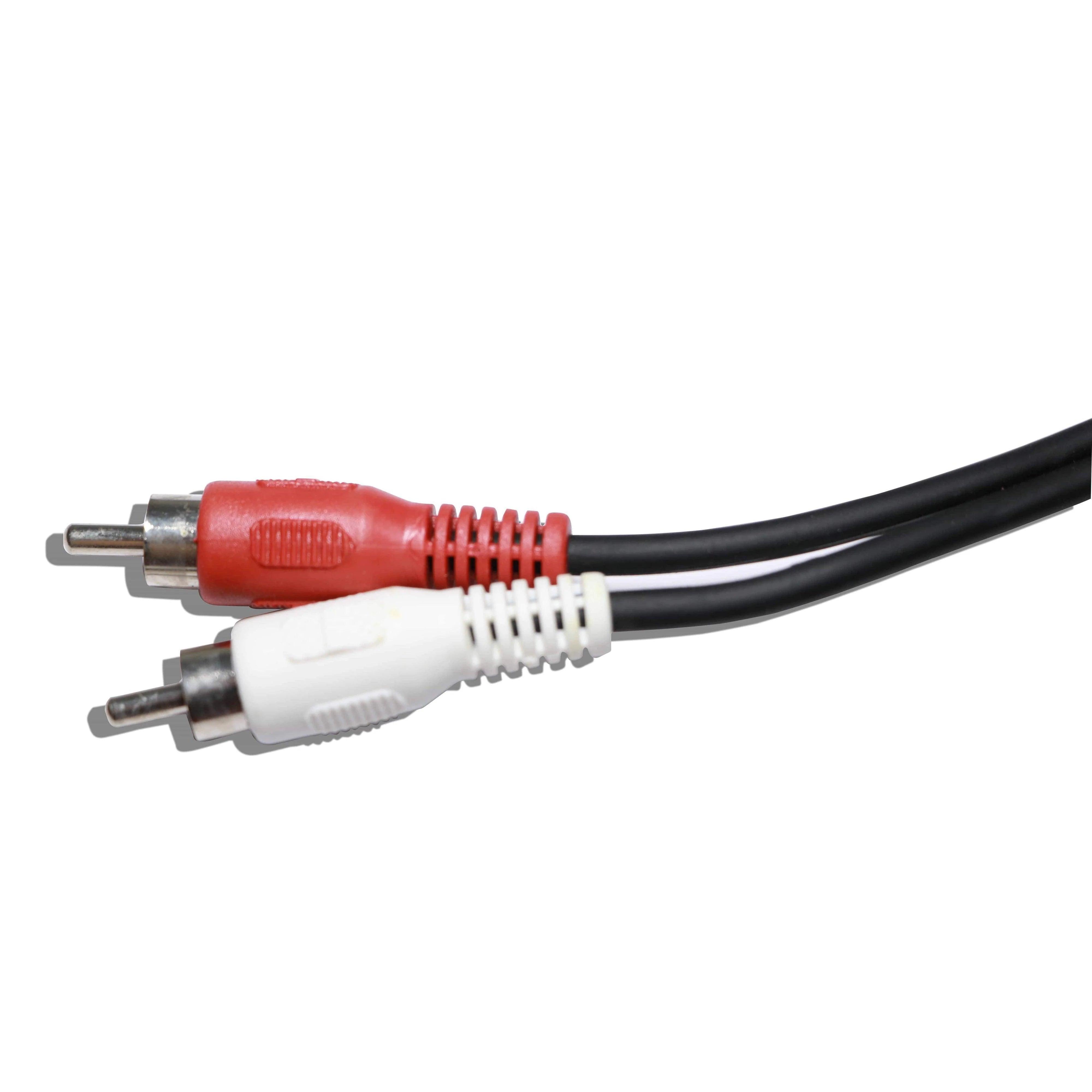 Tasker TI2003 1/8 Stereo Jack to 2 Male RCA Connector 3Mtrs - MusicMajlis