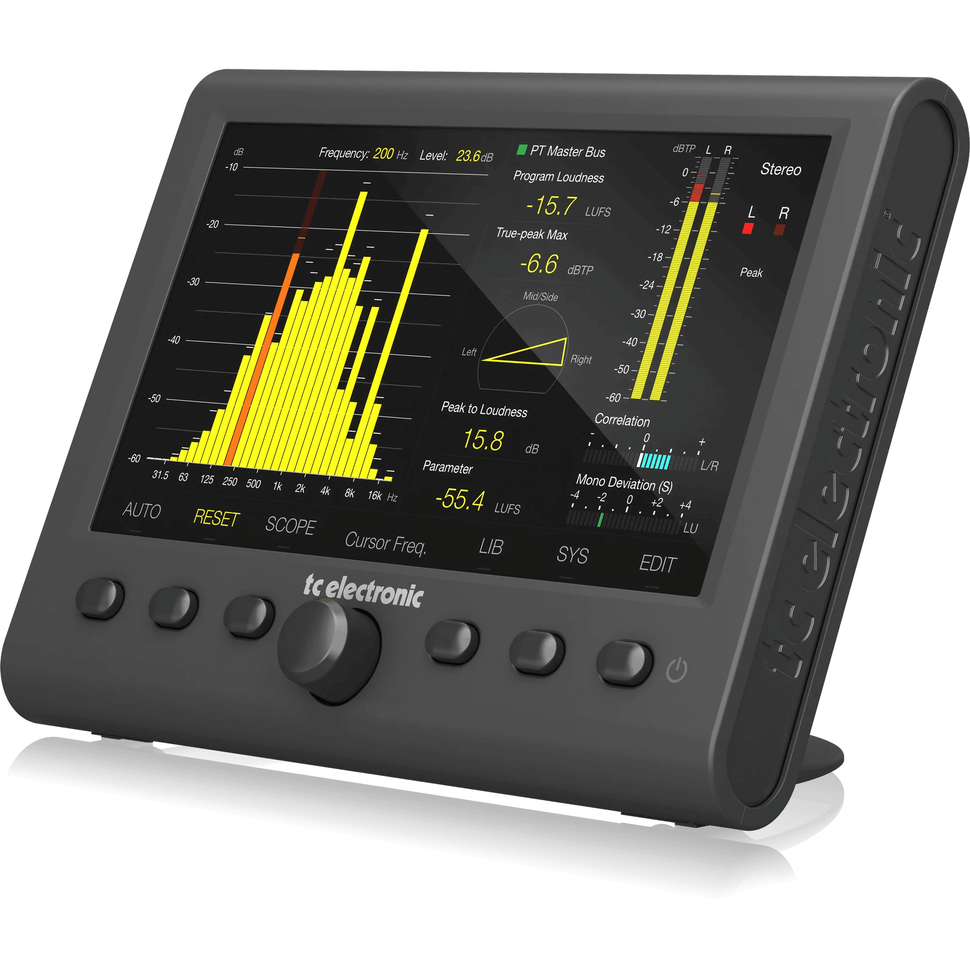 TC Electronic CLARITY M STEREO Audio Meter with 7" High Resolution Display - MusicMajlis