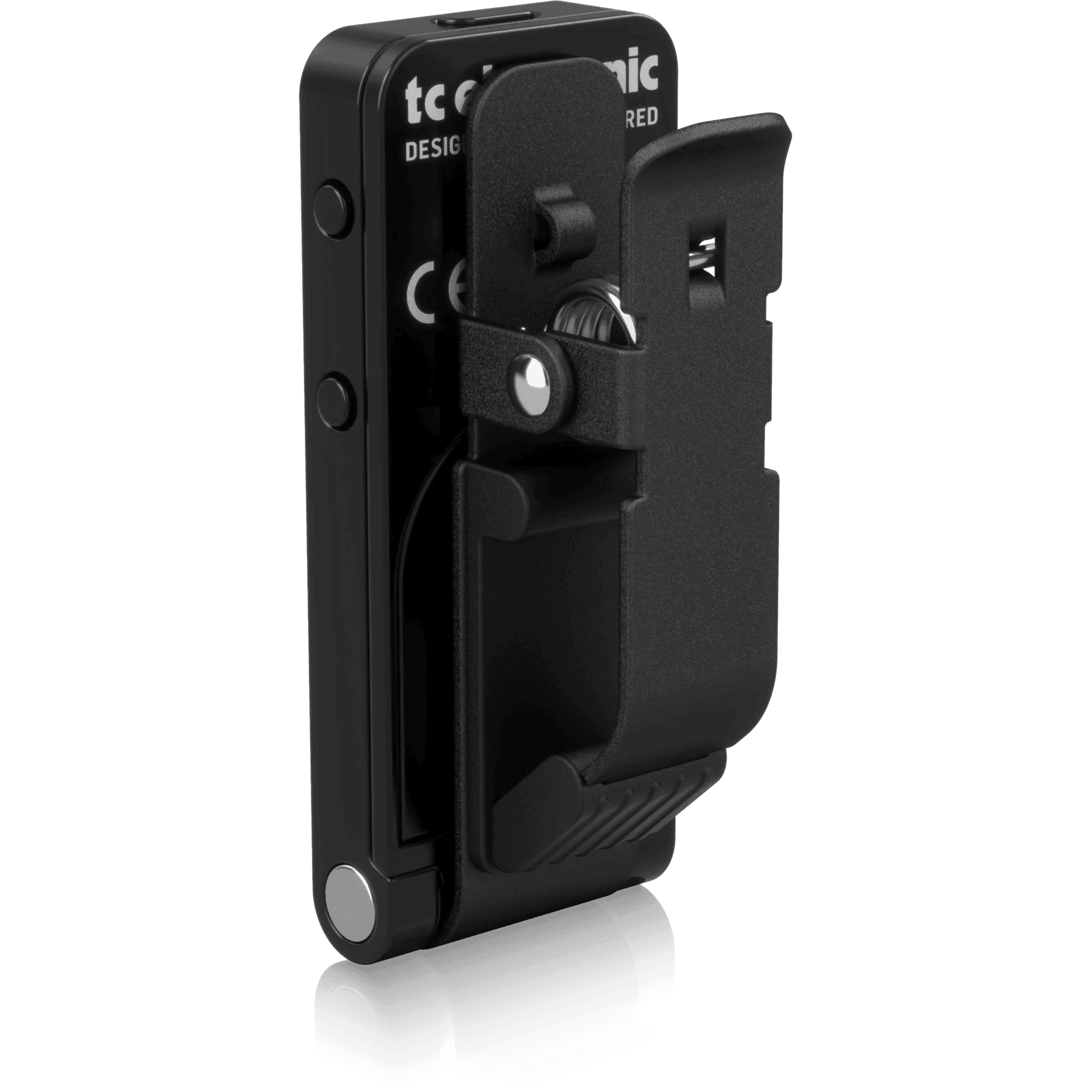 TC Electronic Polytune Clip Black Lustrous Polyphonic Clip-On Tuner - MusicMajlis