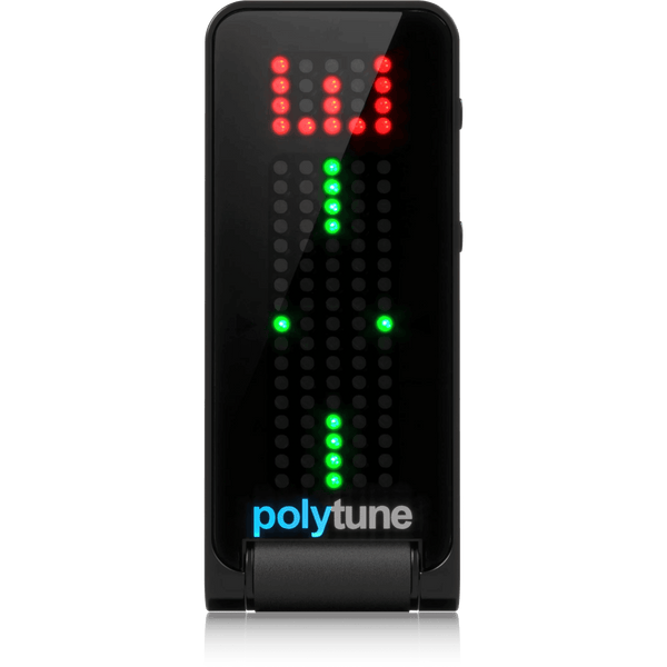 TC Electronic Polytune Clip Black Lustrous Polyphonic Clip-On Tuner - MusicMajlis