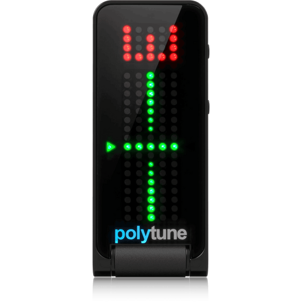 TC Electronic Polytune Clip Black Lustrous Polyphonic Clip-On Tuner - MusicMajlis