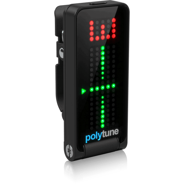 TC Electronic Polytune Clip Black Lustrous Polyphonic Clip-On Tuner - MusicMajlis