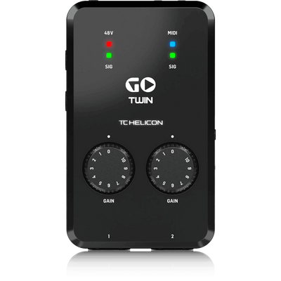 TC-Helicon GO TWIN 2-channel Audio/MIDI Interface for Mobile Devices - MusicMajlis