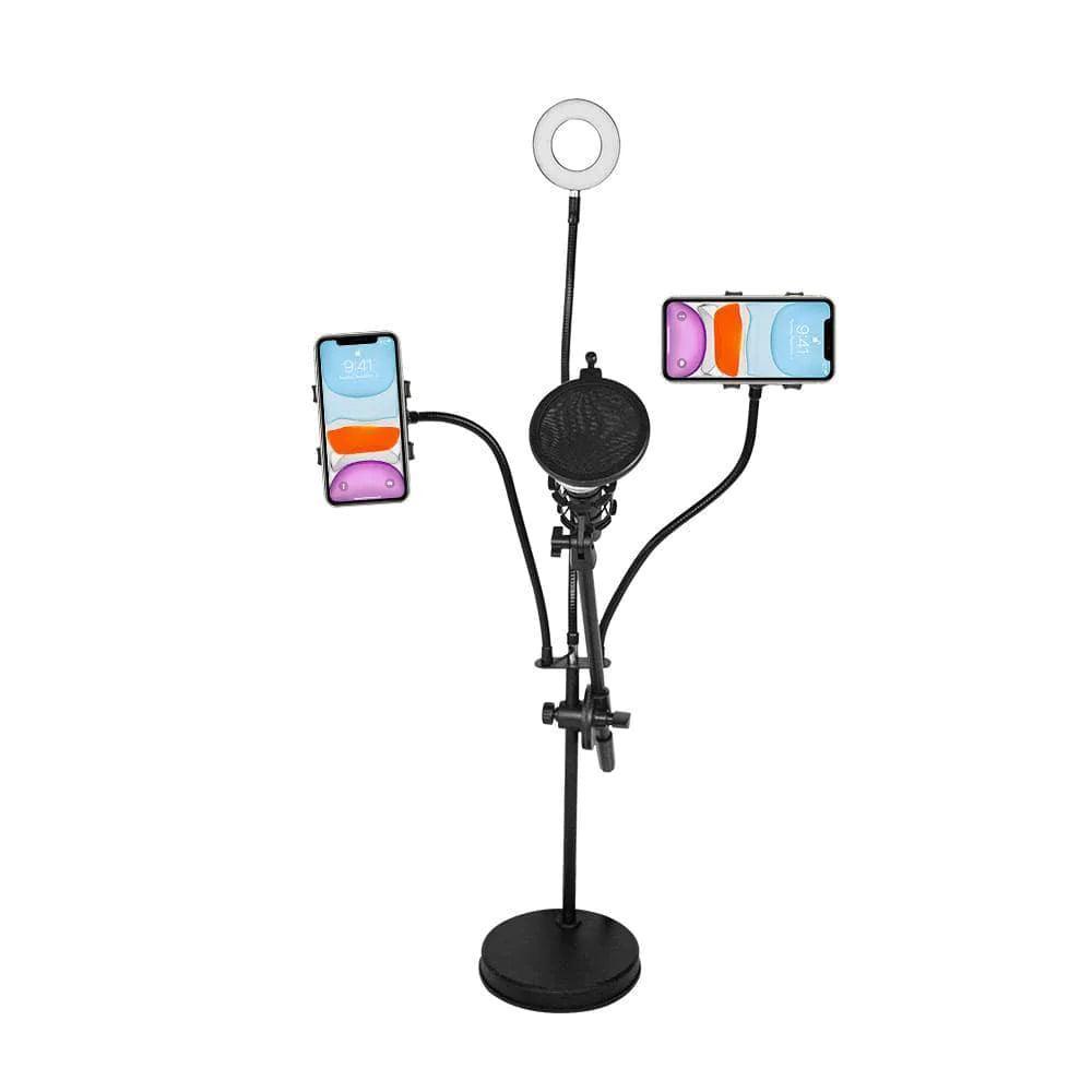Tolaye KOL2000 Microphone, Ring Light, and Phone Stand - MusicMajlis