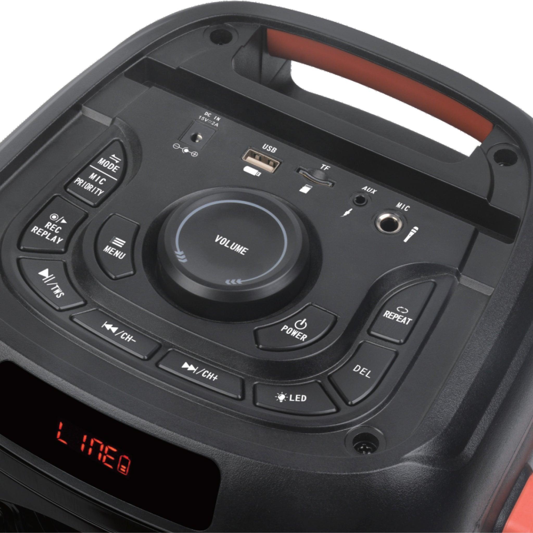 Tolaye TED6600 Karaoke Bluetooth Speaker With Mic - MusicMajlis