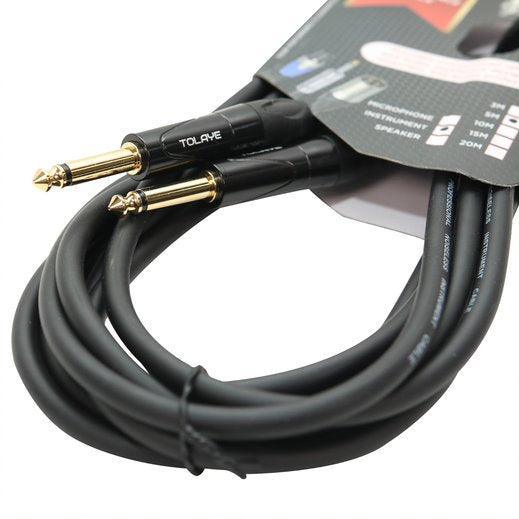 Tovaste GCII-5 Cable 1 Jack Mono to 1 Jack Mono, 5 Mtr (Gold Plated) - MusicMajlis