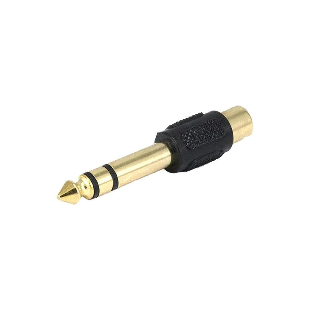 Tovaste Stereo Plug to RCA Jack Connector - MusicMajlis