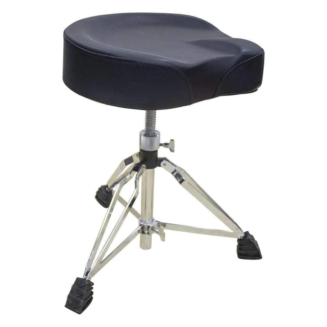 Tovaste T7BK Saddle Drum Throne -Black - MusicMajlis