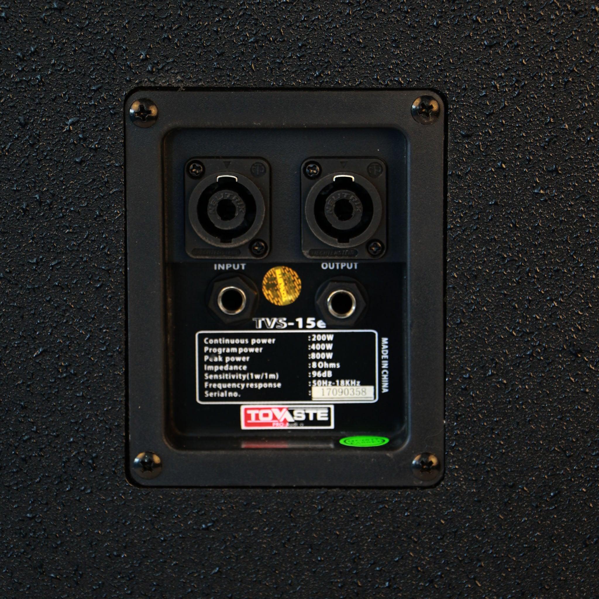 Tovaste TVS15E Passive Speaker 1x15" 200W Wooden Paint Body - MusicMajlis