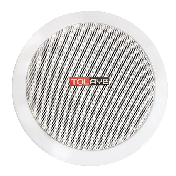 Tovaste Y506G 15W Ceiling Speaker - White - MusicMajlis