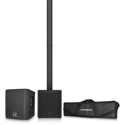 Turbosound iP2000 Bundle with Transport Bag and Protective Cover - MusicMajlis