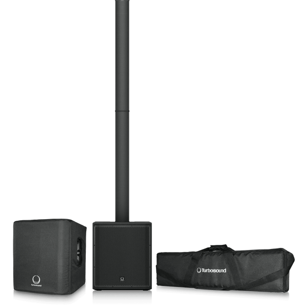 Turbosound iP2000 Bundle with Transport Bag and Protective Cover - MusicMajlis