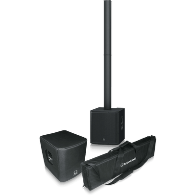 Turbosound iP2000 Bundle with Transport Bag and Protective Cover - MusicMajlis