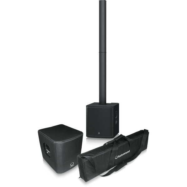 Turbosound iP2000 Bundle with Transport Bag and Protective Cover - MusicMajlis