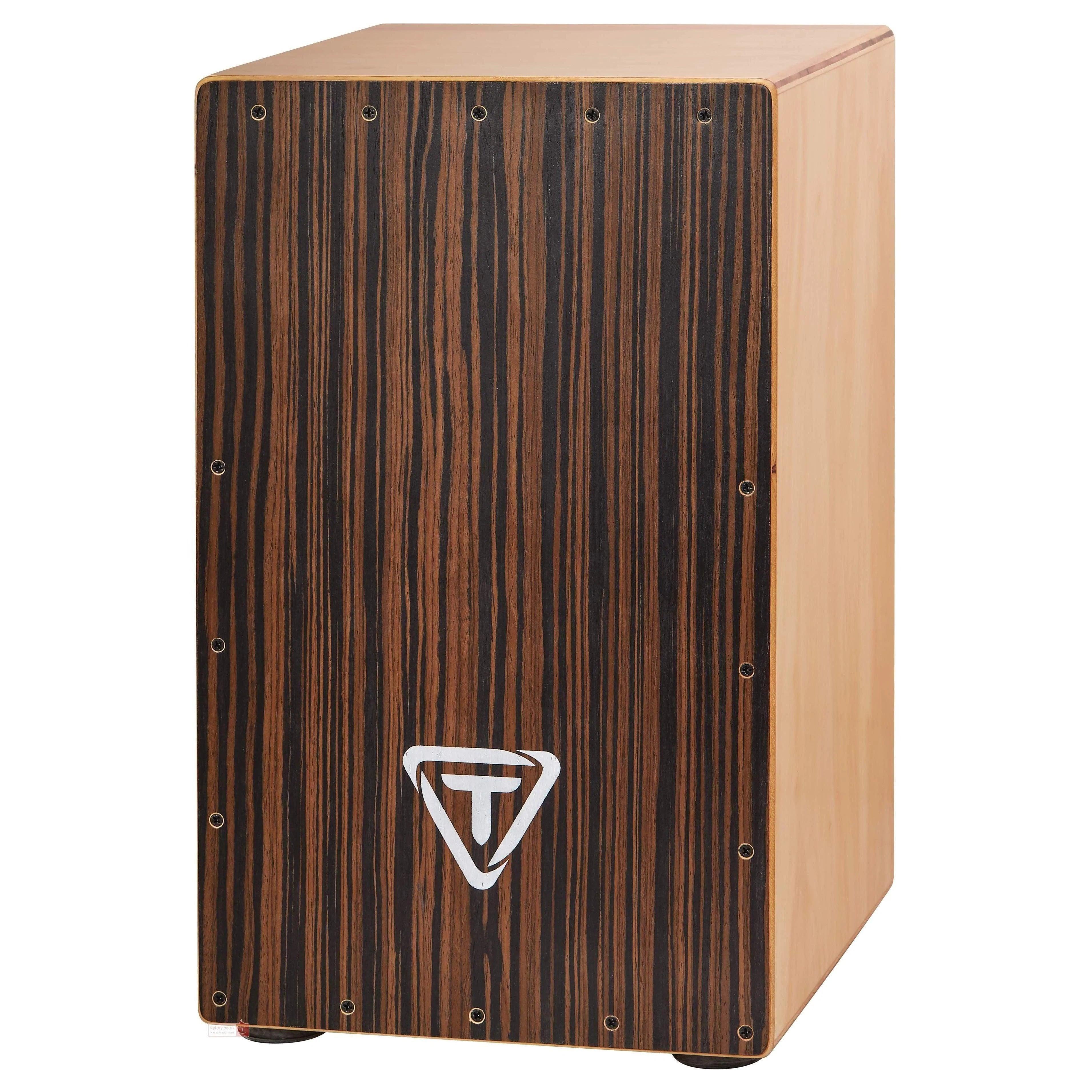 Tycoon Percussion TKE29 Cajon -Ebony - MusicMajlis