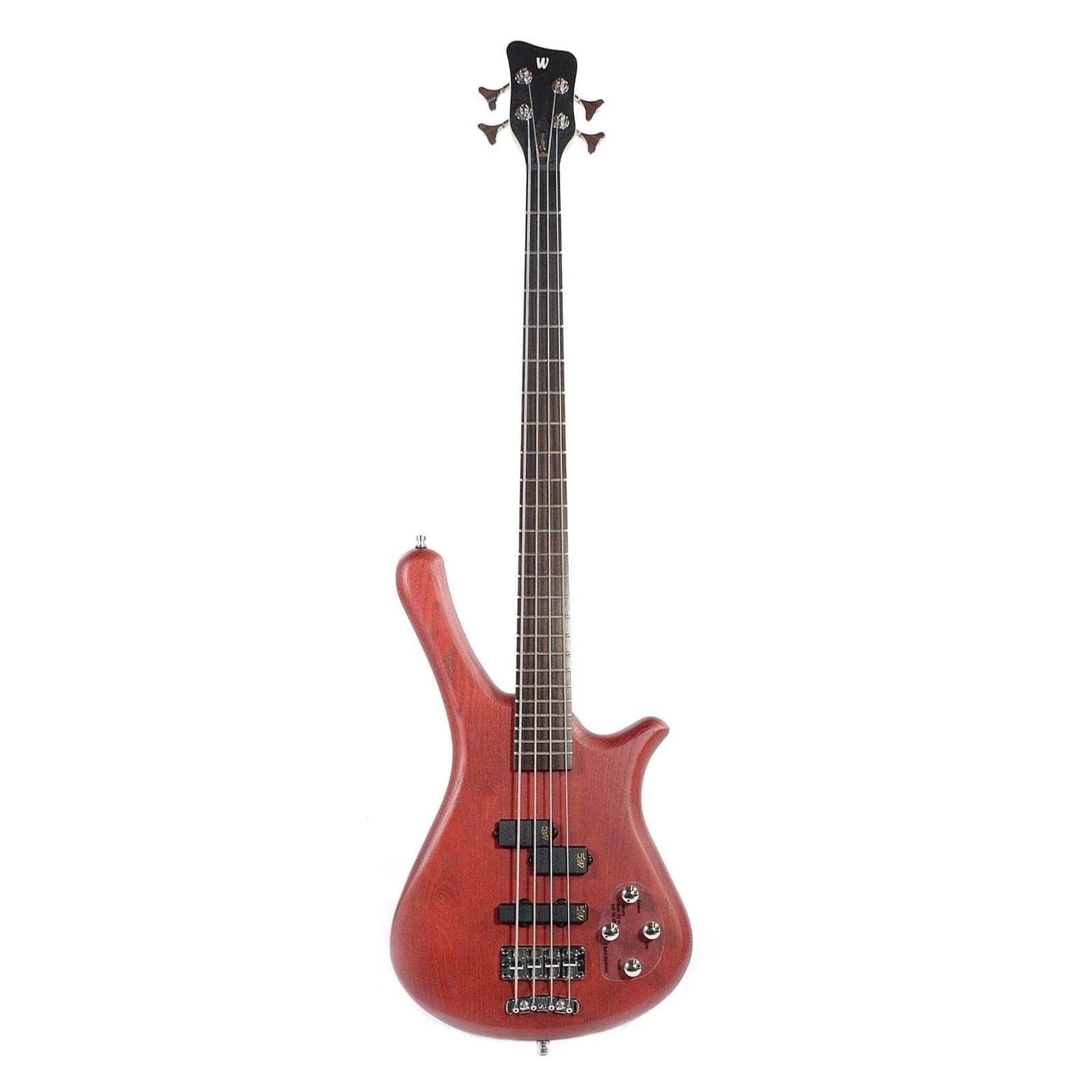 Warwick RB Fortress 4 - Burgundy Red Transparent Satin (Display Piece) - MusicMajlis