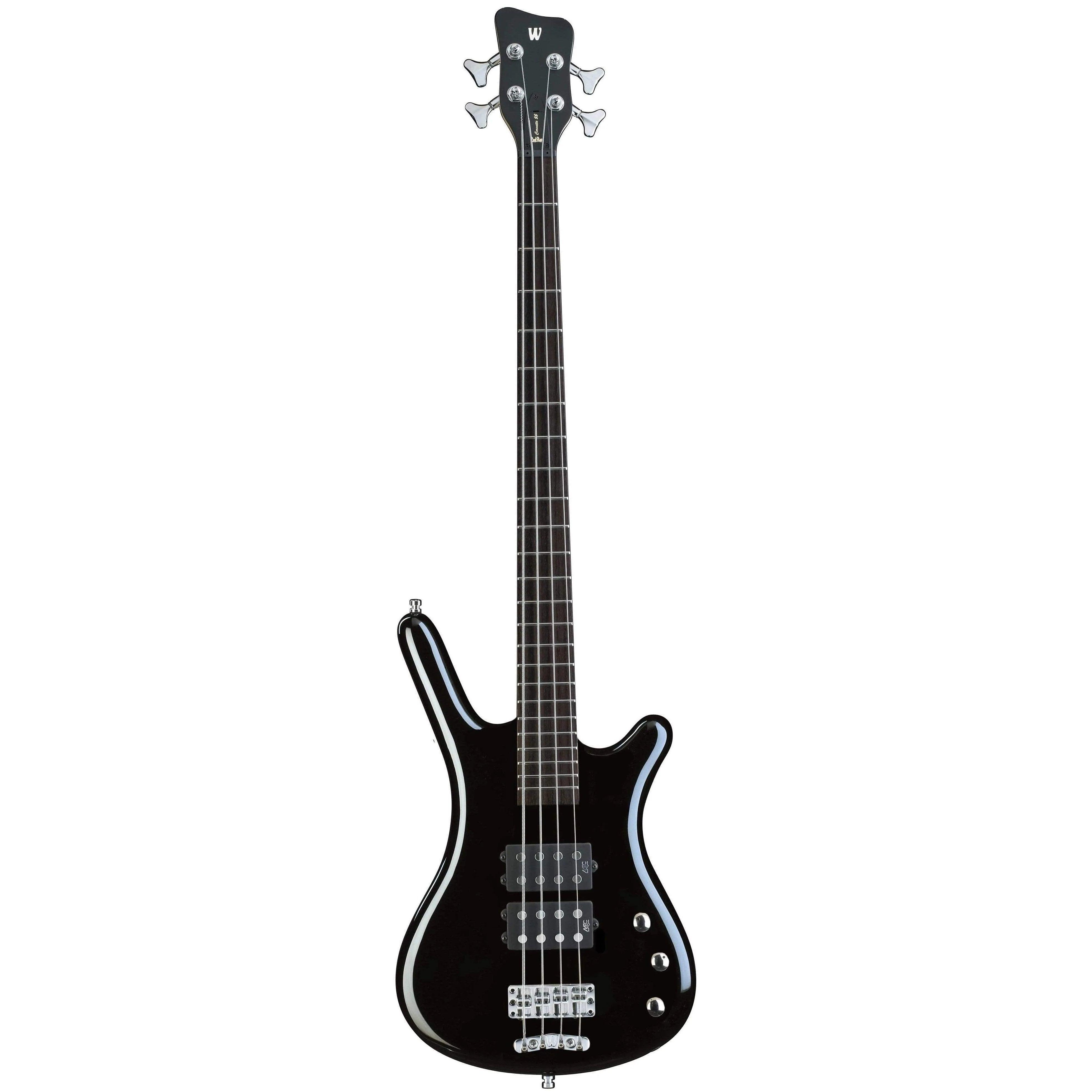 Warwick Rockbass Corvette $$ 4-string Bass - Black High Polish (Discontinued) - MusicMajlis