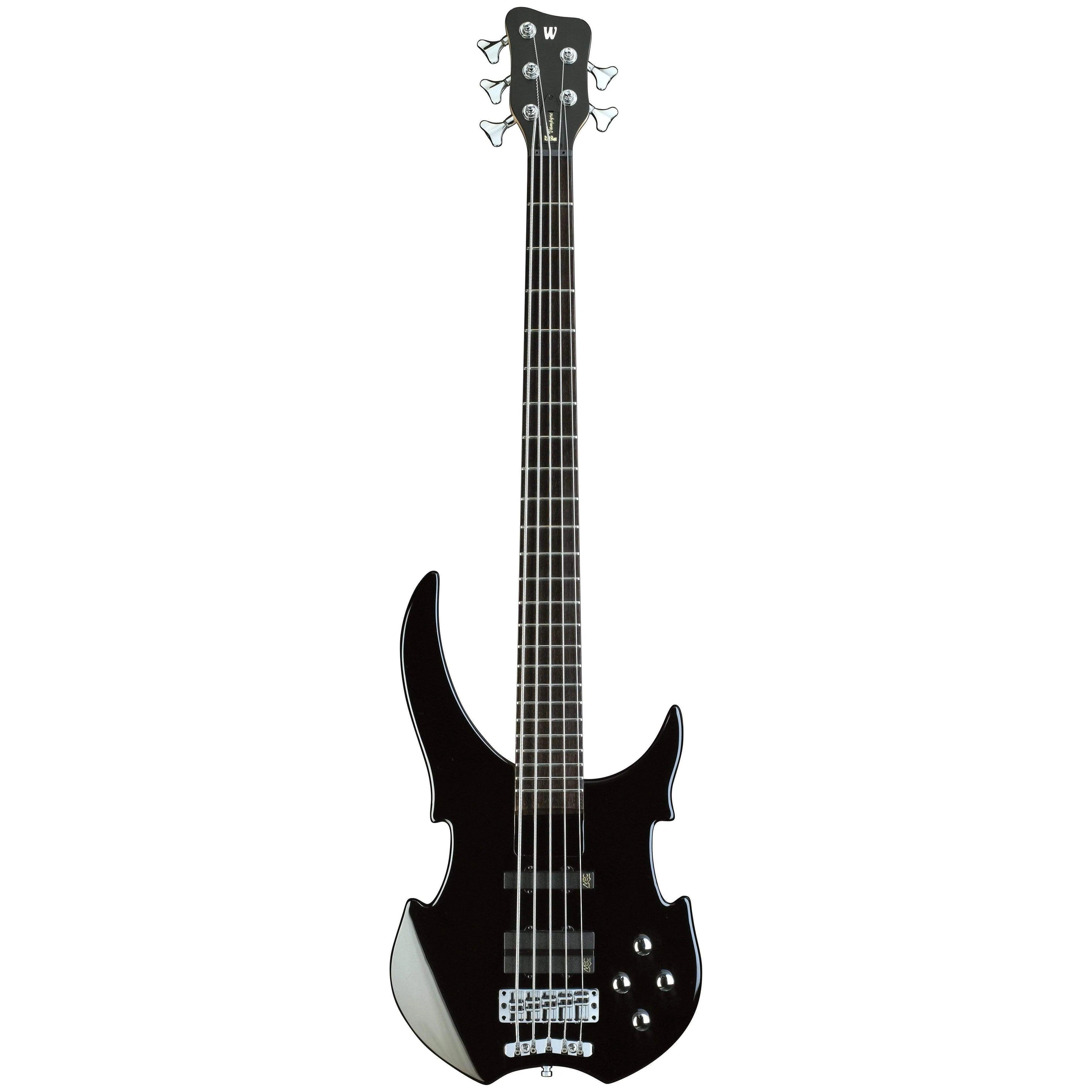 Warwick Rockbass Vampyre 5-string Bass - Black - MusicMajlis