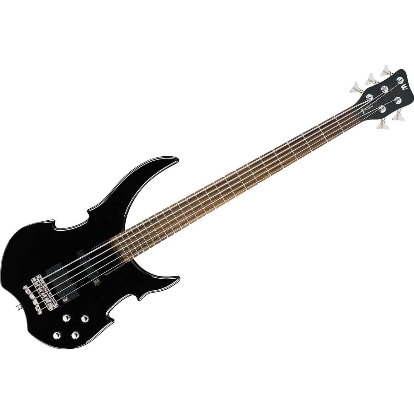 Warwick Rockbass Vampyre 5-string Bass - Black - MusicMajlis