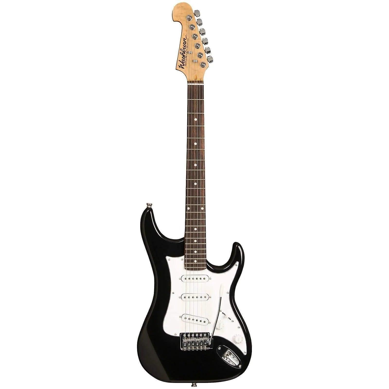 Washburn S1B Electric Guitar - Black - MusicMajlis