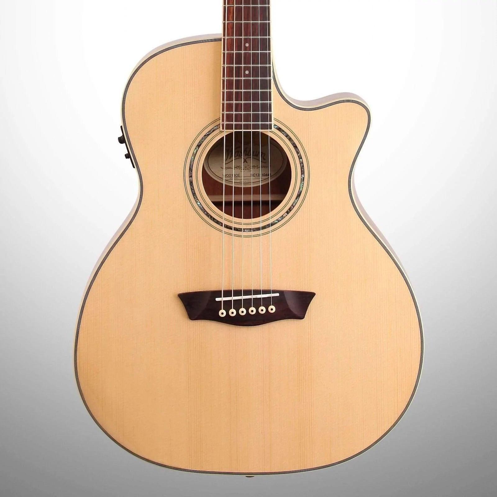 Washburn WCG18CE Semi-Acoustic Guitar (Discontinued) - MusicMajlis