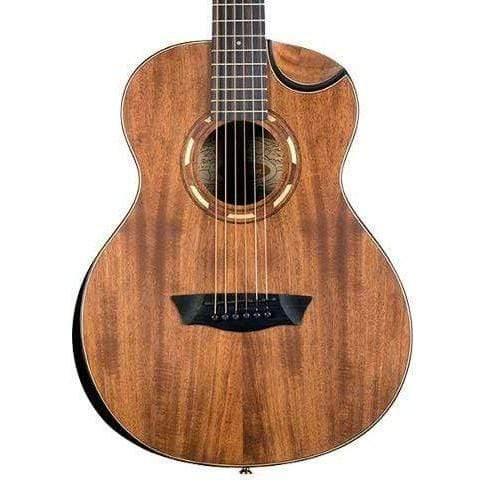 Washburn WCGM12K G-MINI Koa Acoustic Guitar - Natural - MusicMajlis