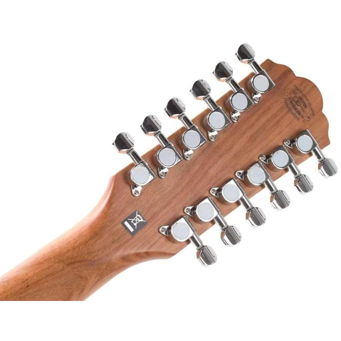 Washburn WD10S12 Heritage Series 12-string Acoustic Guitar - Natural (Discontinued) - MusicMajlis